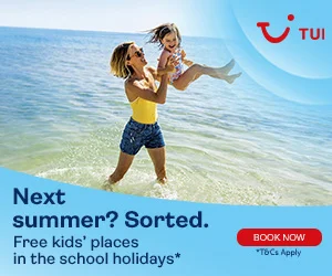 TUI Free Child Places Holidays 2024 / 2025
