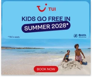 TUI Free Child Places Summer 2028